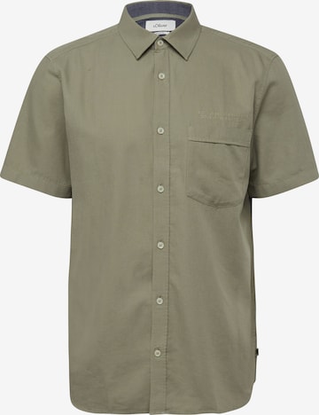 Chemise s.Oliver en vert : devant