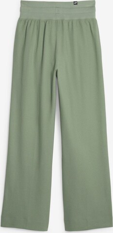 Wide Leg Pantalon de sport 'Her' PUMA en vert