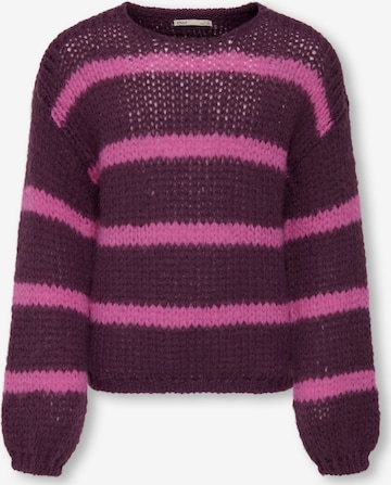 ONLY GIRLS - Jersey 'Nordic' en rojo: frente