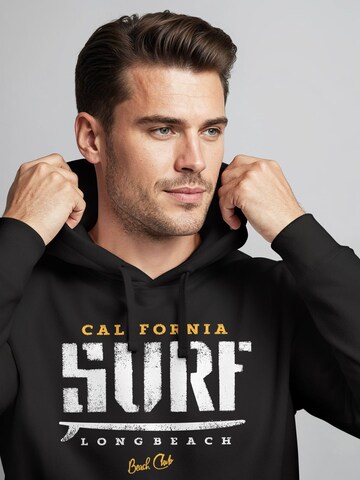 Neverless Sweatshirt 'California Surf'‌‌‌‌‌‌‌‌ in Schwarz