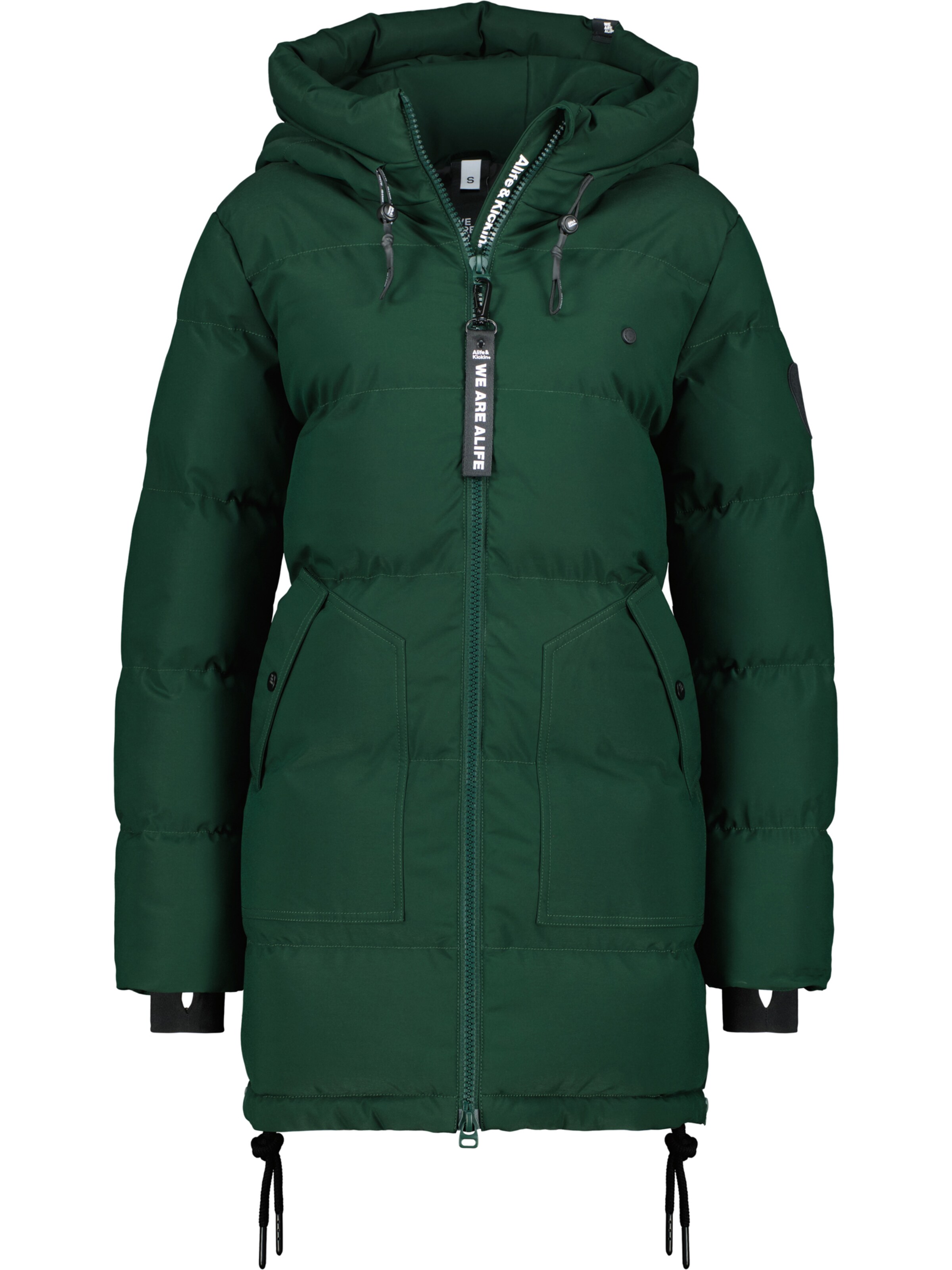 alife & kickin Χειμερινό παρκά 'CathyAK' σε πράσινο: μπροστά