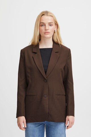 ICHI Blazer 'Lexi' in Brown: front