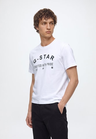 T-Shirt G-STAR en blanc