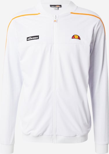 ELLESSE Sportssweatjakke 'Millook' i orange / rød / sort / offwhite, Produktvisning