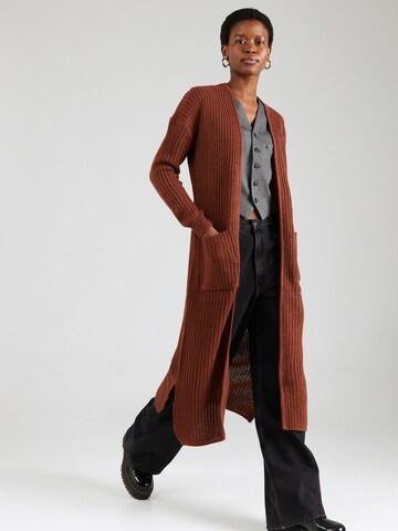 BRAVE SOUL Knit cardigan in Brown: front