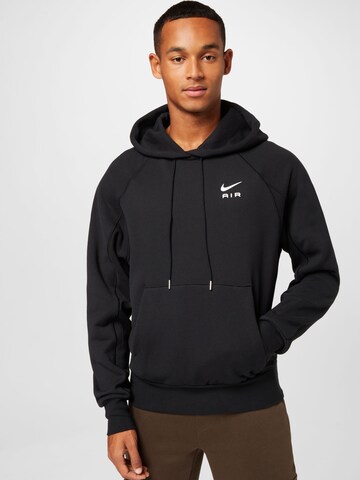 Nike Sportswear Sweatshirt 'Air' in Zwart: voorkant