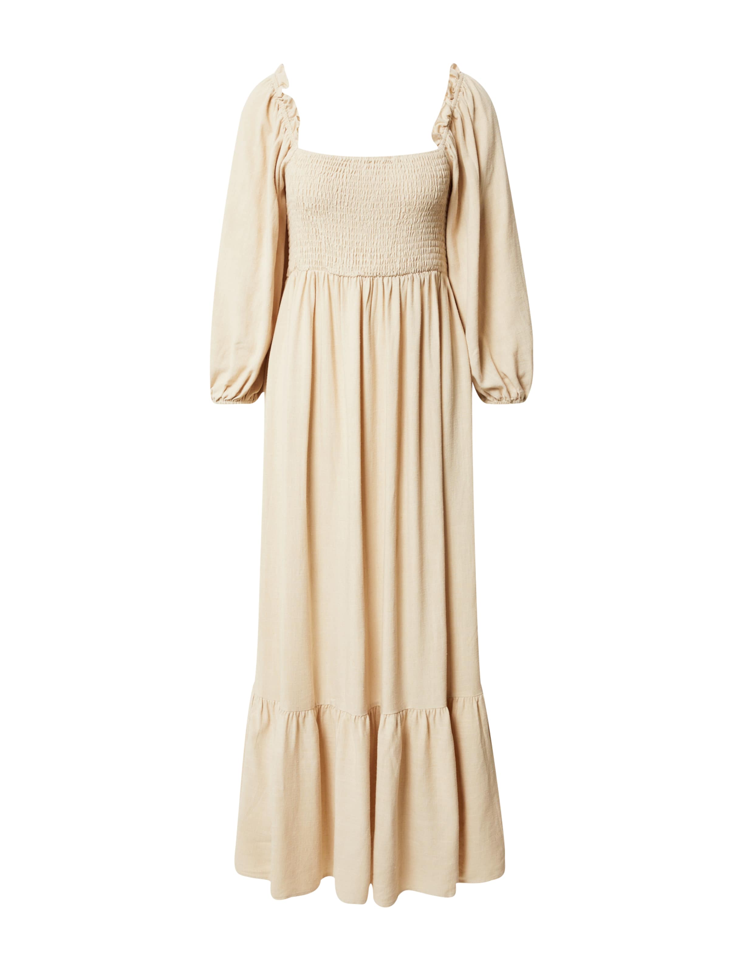 Nasty Gal Платье в Бежевый: спереди