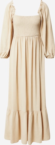 Robe Nasty Gal en beige : devant