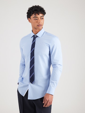 HUGO Slim Fit Hemd 'Koey' in Blau: Vorderseite