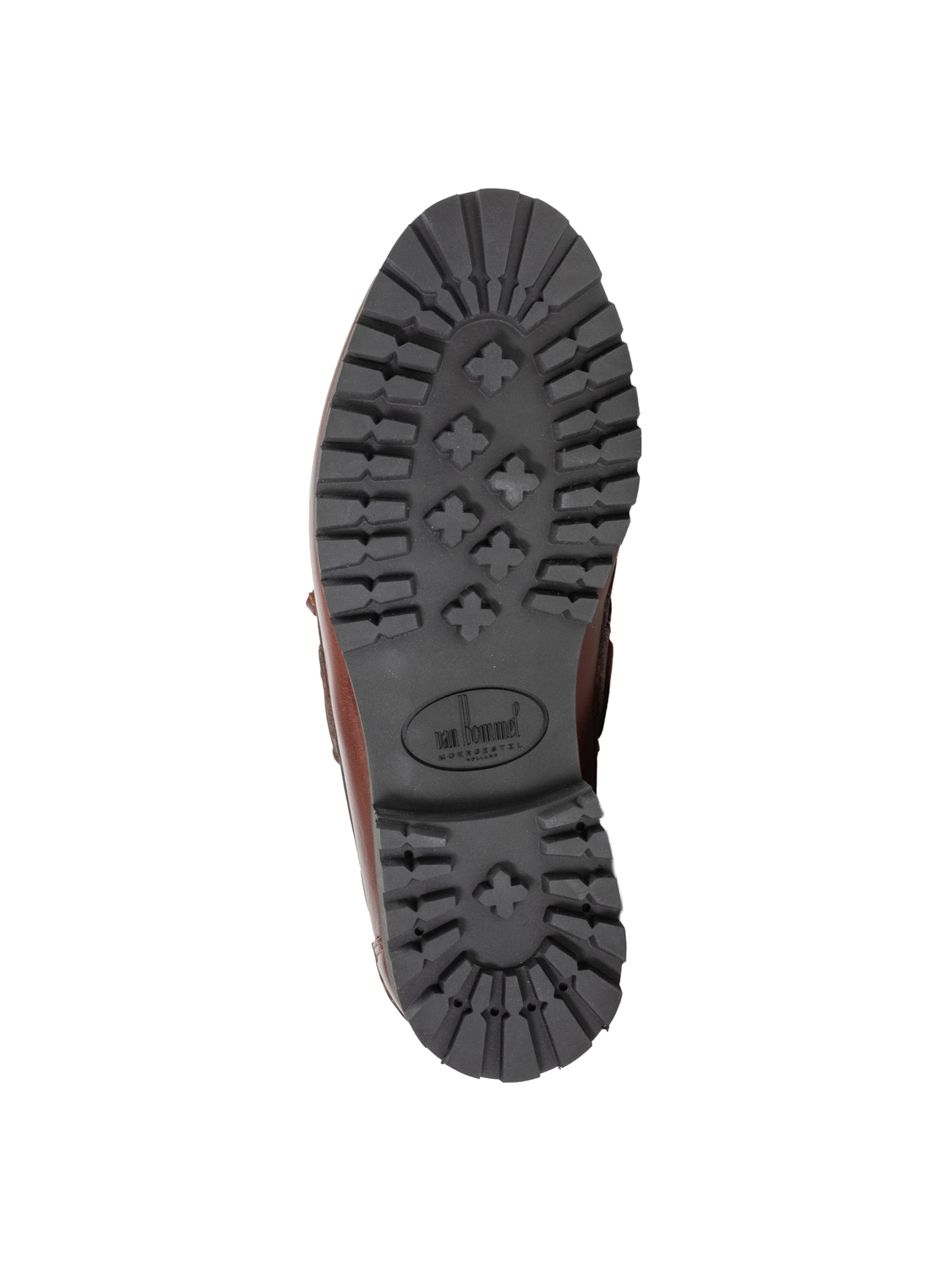 Floris van Bommel Mocassins ' BOAT SHOE 02 ' in Bruin