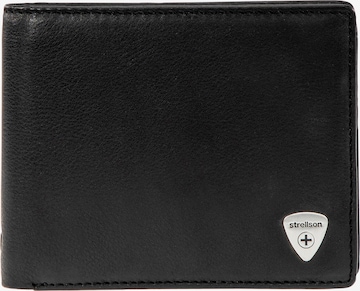 STRELLSON Wallet 'Harrison Adriel' in Black: front