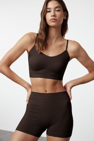 Trendyol - Bustier Sujetador en marrón: frente