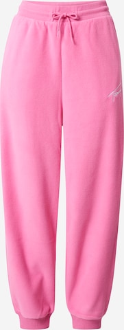 Tommy Jeans Püksid, värv roosa: eest vaates