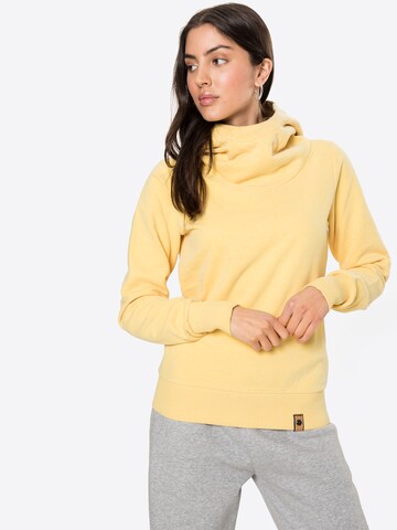 Fli Papigu Sweatshirt i gul: framsida