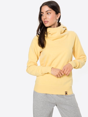 Sweat-shirt Fli Papigu en jaune : devant