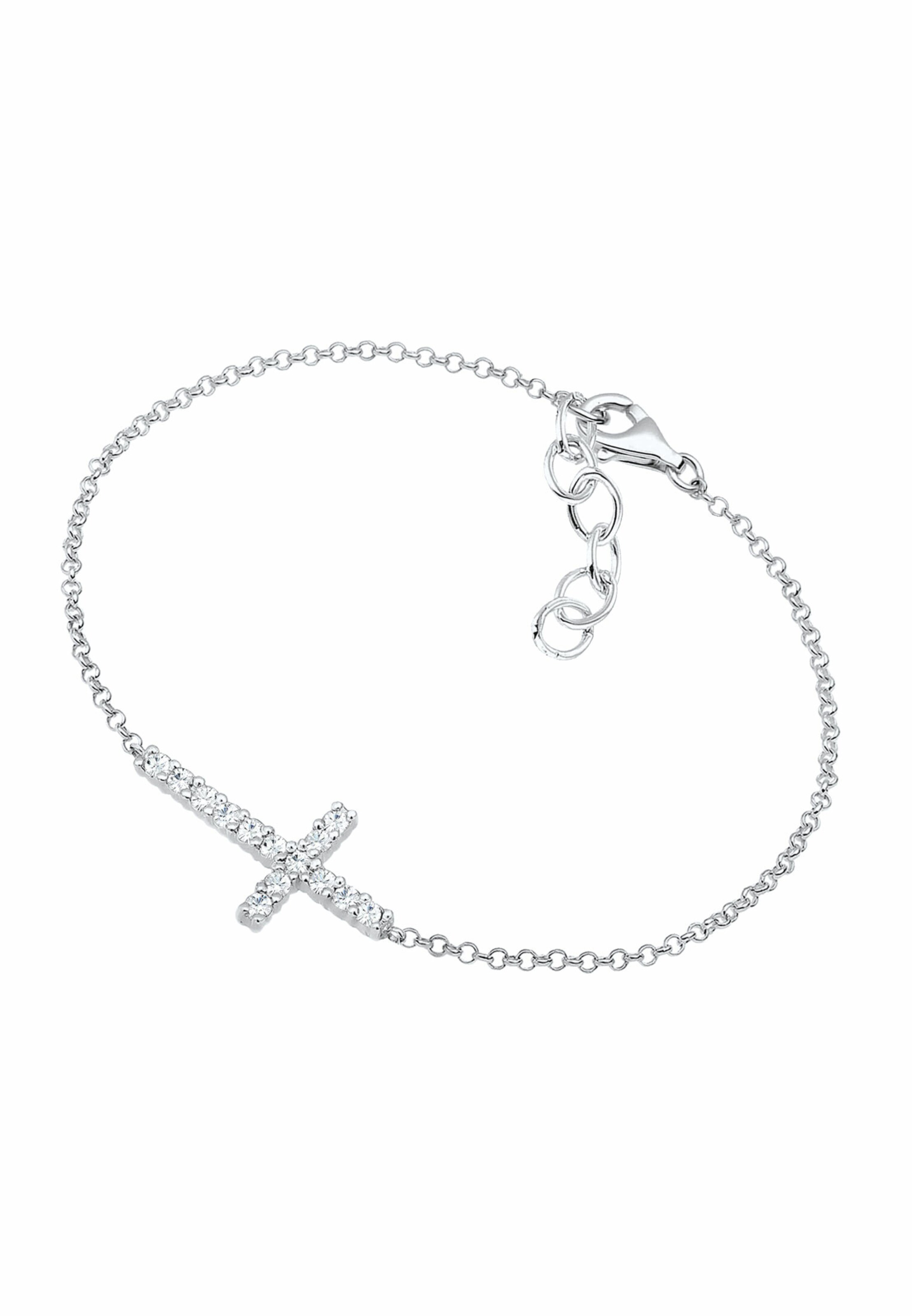 ELLI Armband Kreuz in Silber