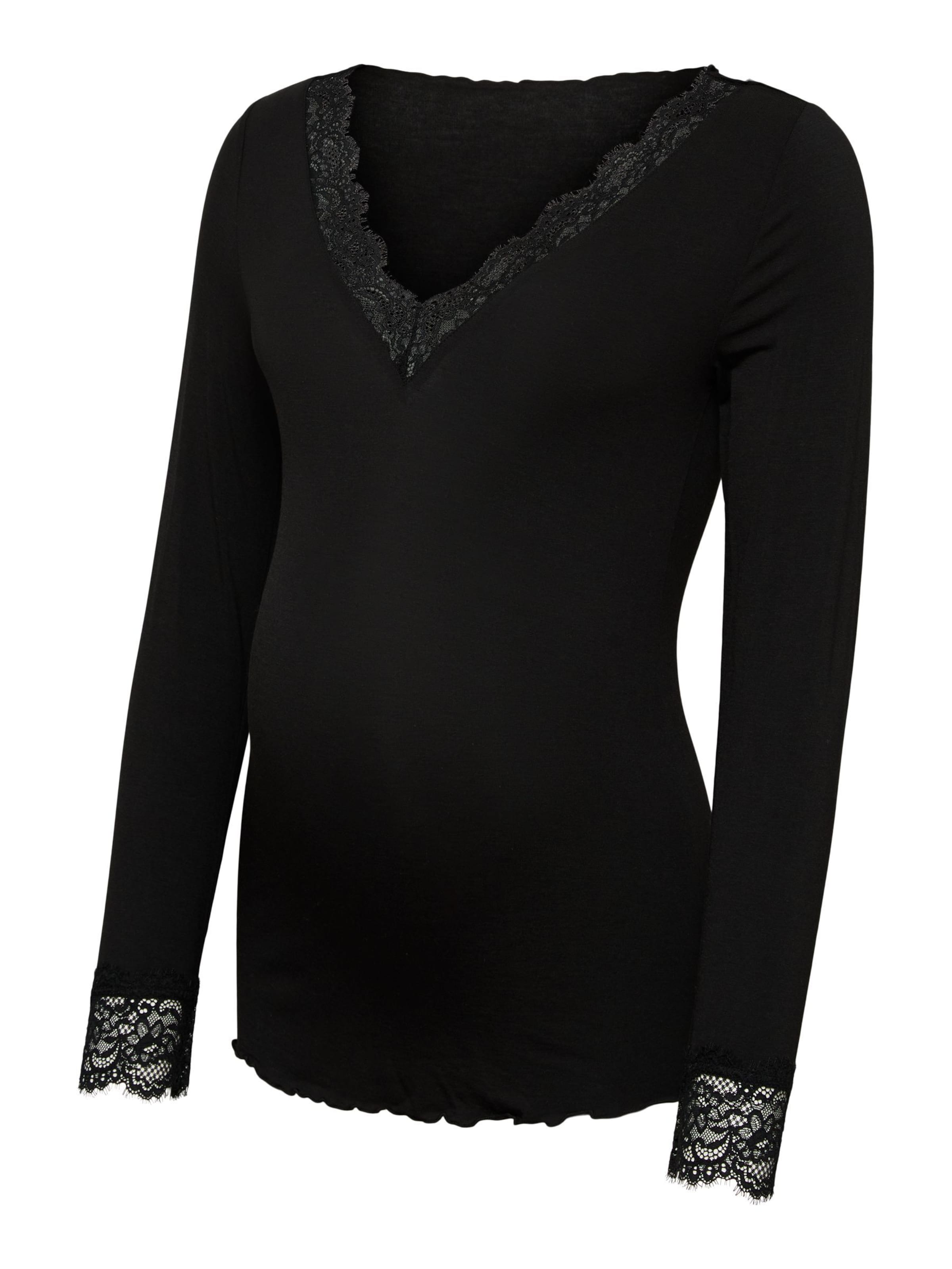 Vero Moda Maternity Shirt 'VMMSkye' in Zwart: voorkant