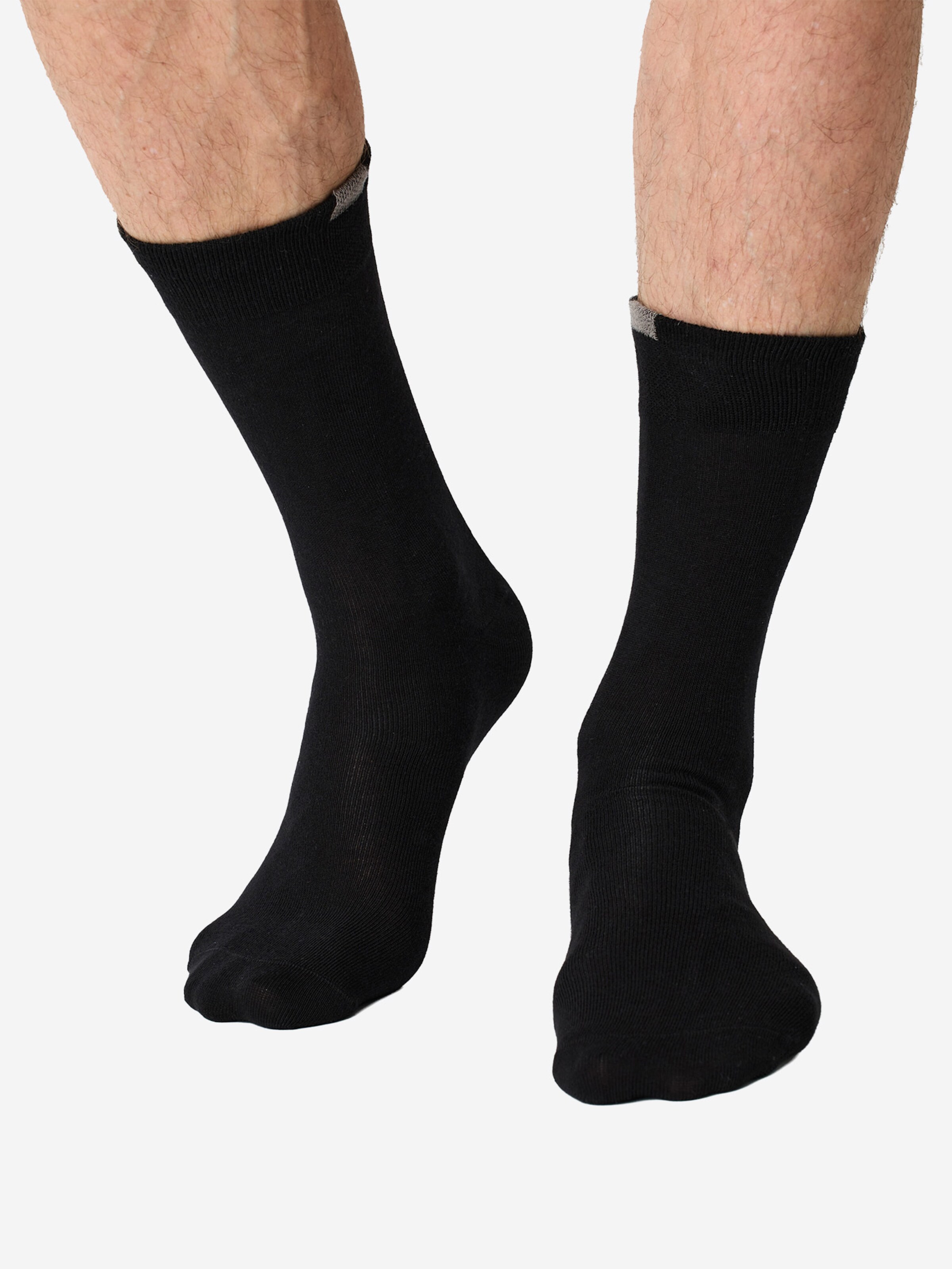 Chaussettes ' Passt Perfekt bequeme Alltagssocken ' Nur Die en noir : devant