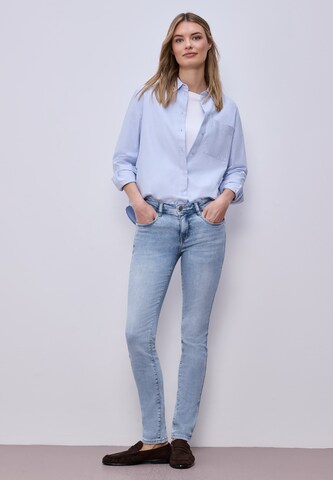 STREET ONE Slim fit Jeans 'York' in Blue