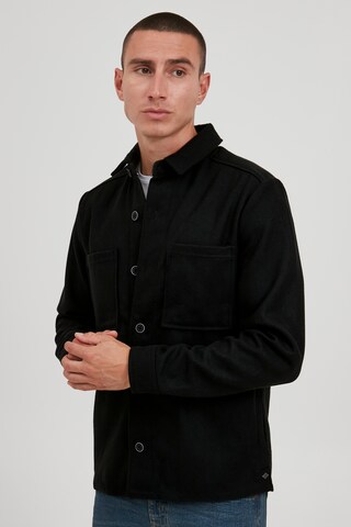 !Solid Between-Season Jacket 'LIAM' in Black: front