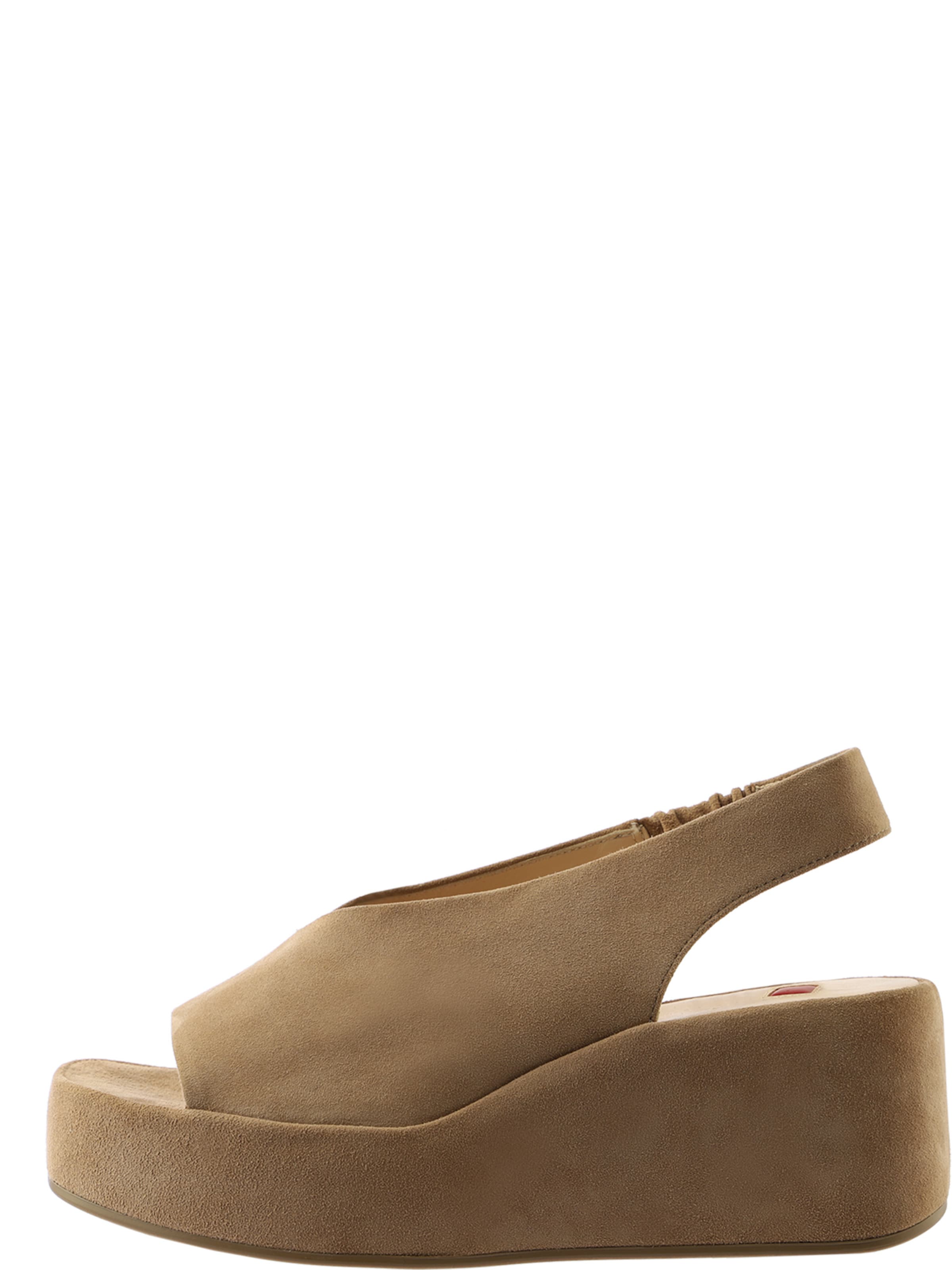 Högl Sandalette ' MIMI ' in Braun: Vorderseite