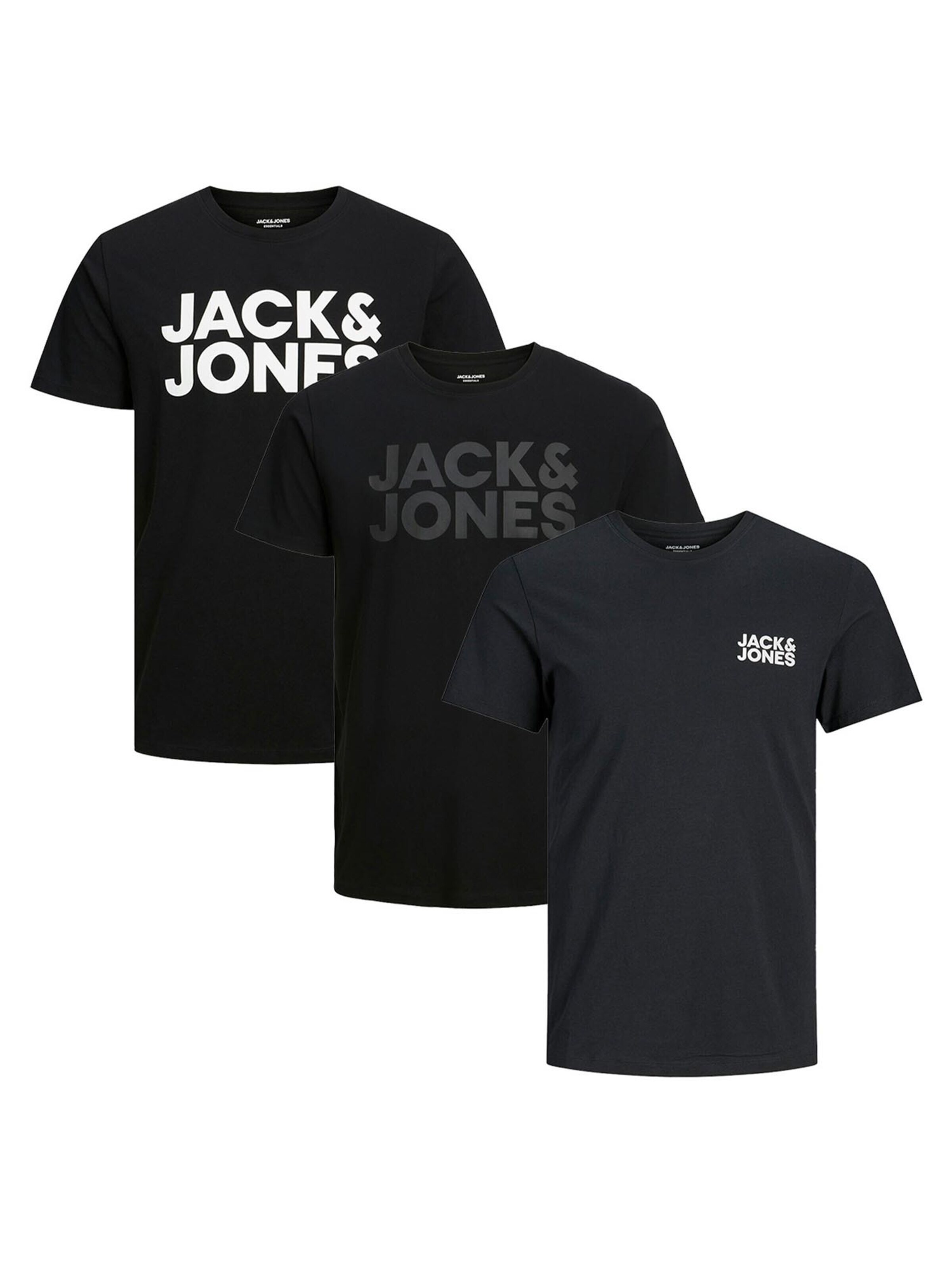 JACK & JONES Shirt 'Corp' in Grey: front