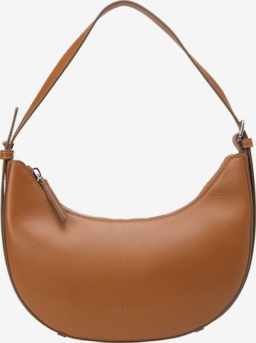 Sac bandoulière Marc O'Polo en marron : devant