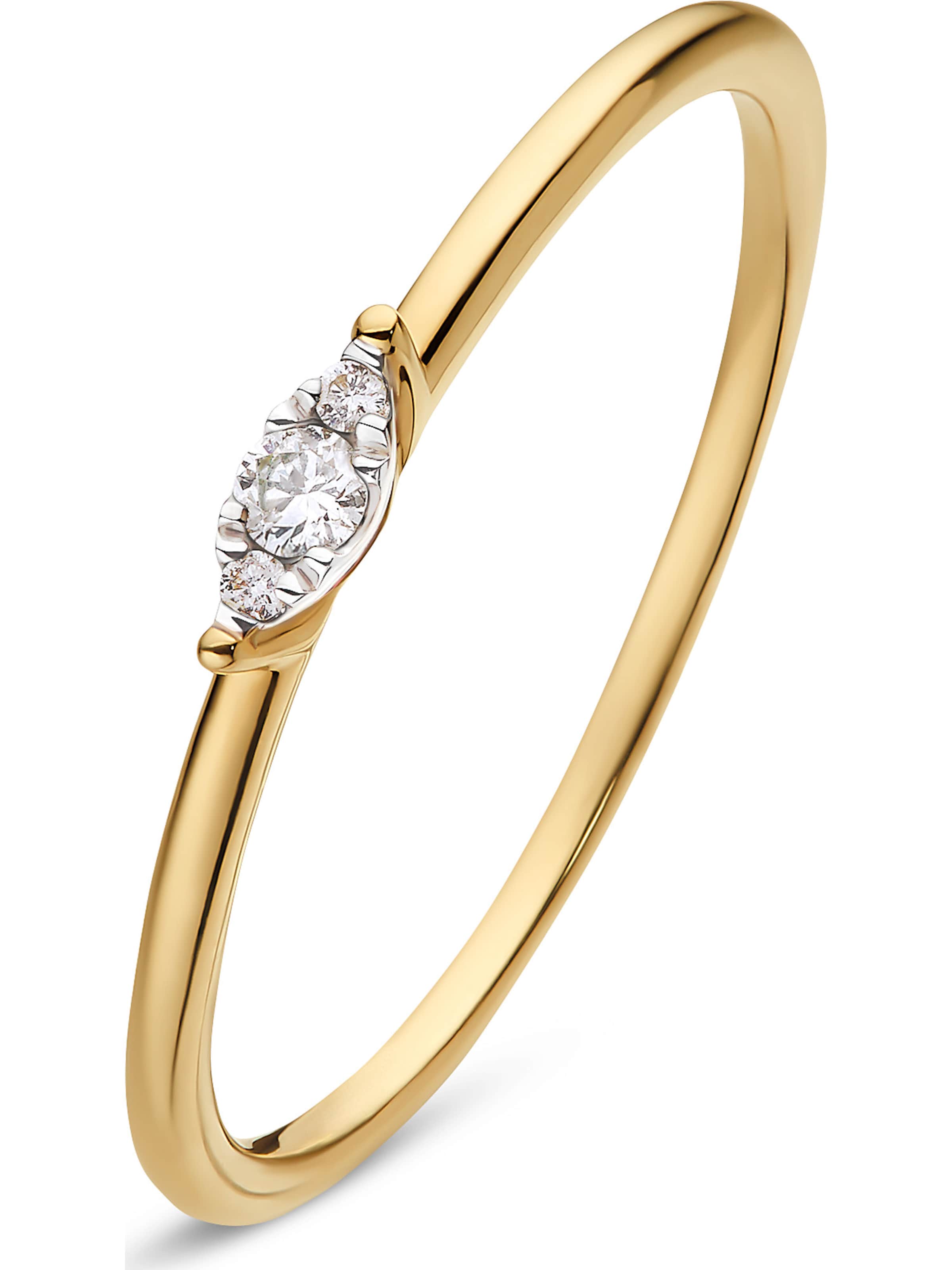 CHRIST Ring in Gold: Vorderseite