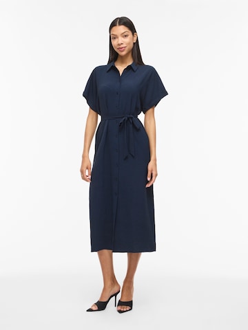 VILA Shirt dress 'VIJAYLO' in Blue: front
