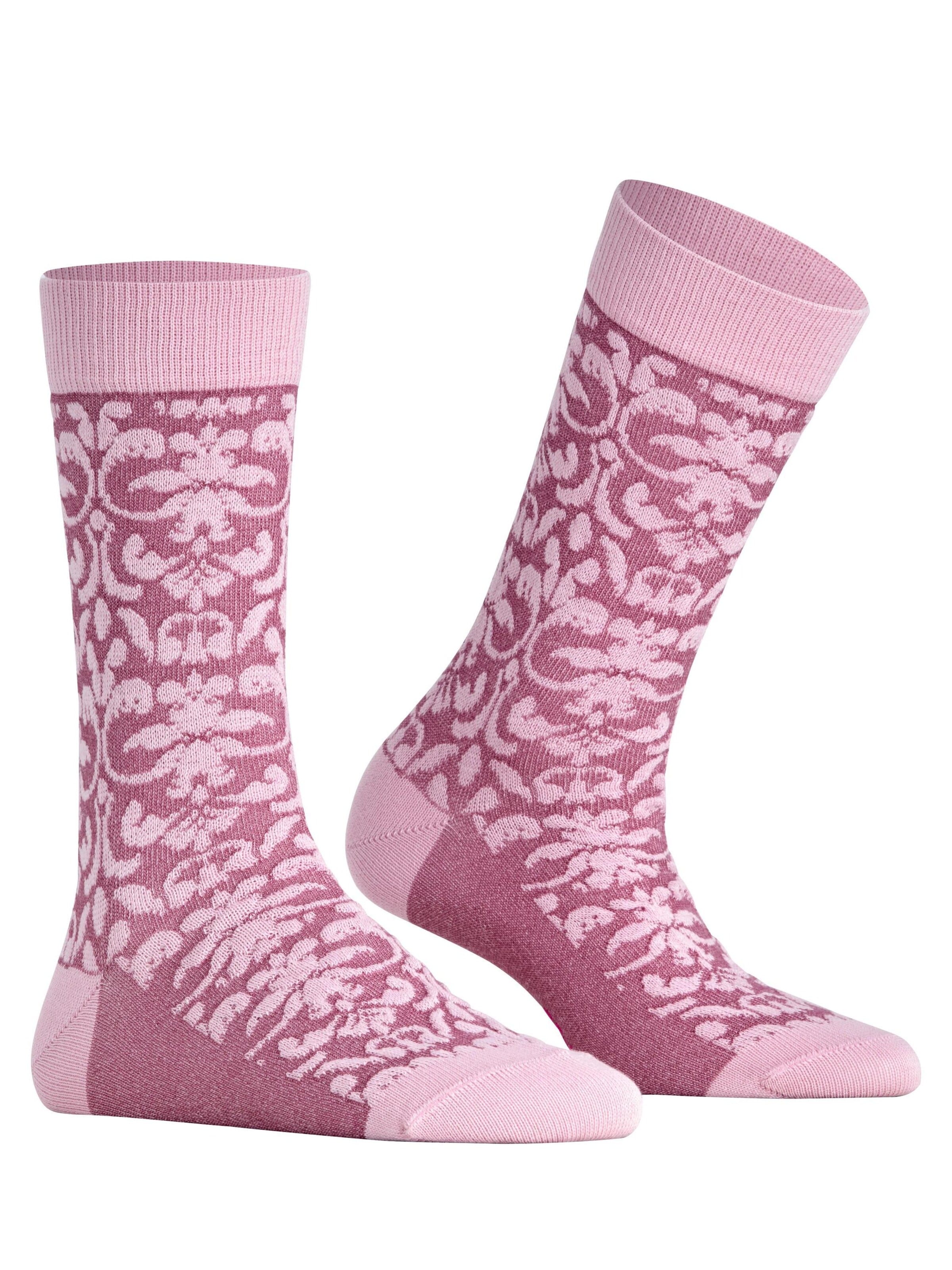BURLINGTON Socken 'Ornamental'‌‌‌‌‌ in Pink