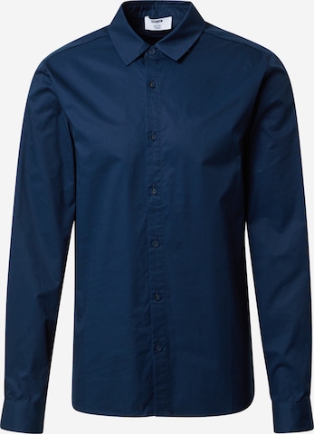 Regular fit Camicia 'Jasper' di ABOUT YOU x Kevin Trapp in blu: frontale