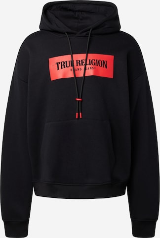 True Religion Sweatshirt in Zwart: voorkant