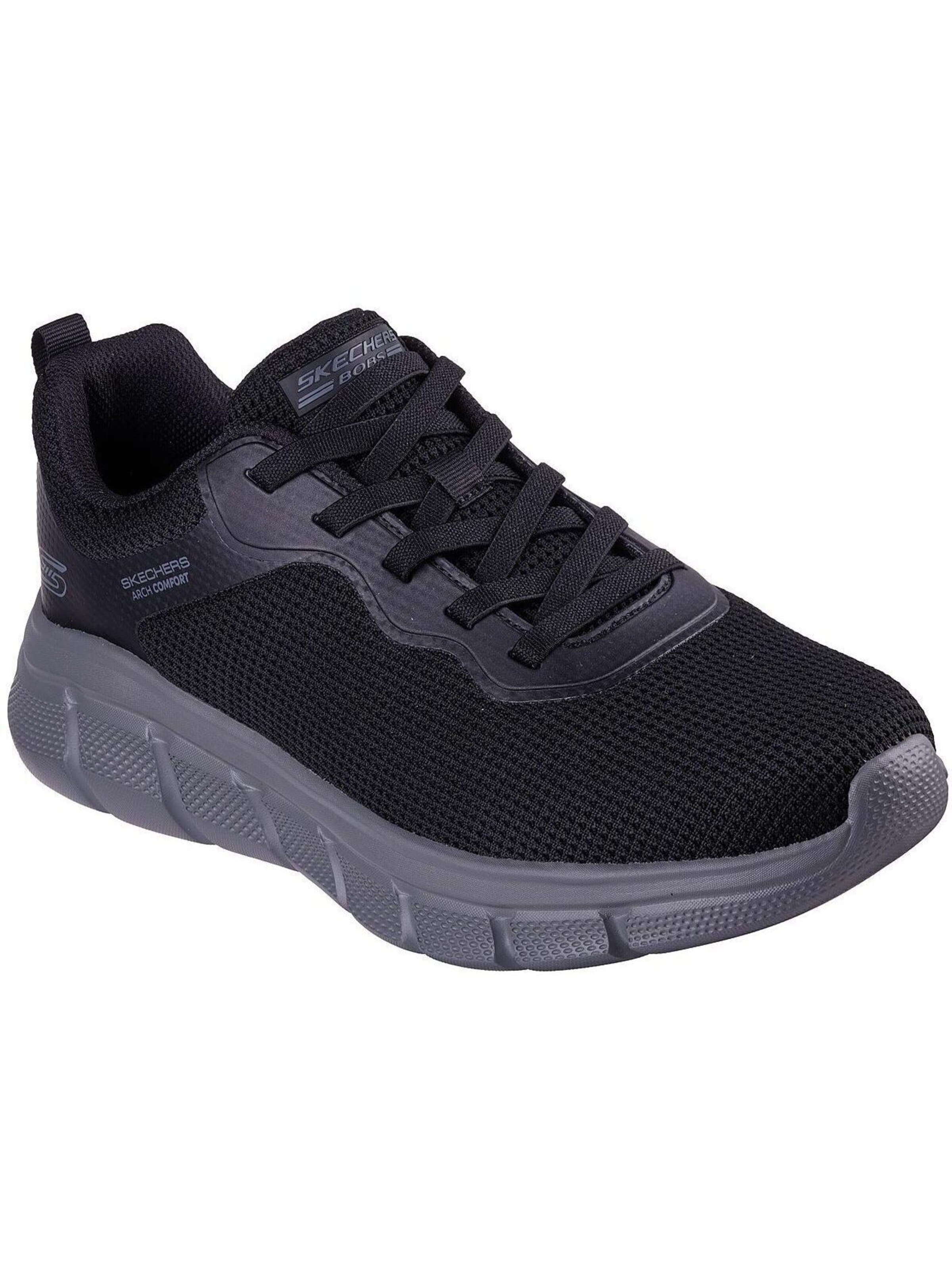 SKECHERS Sportschoen 'Bobs B Flex-arch Comfort Edge' in Zwart