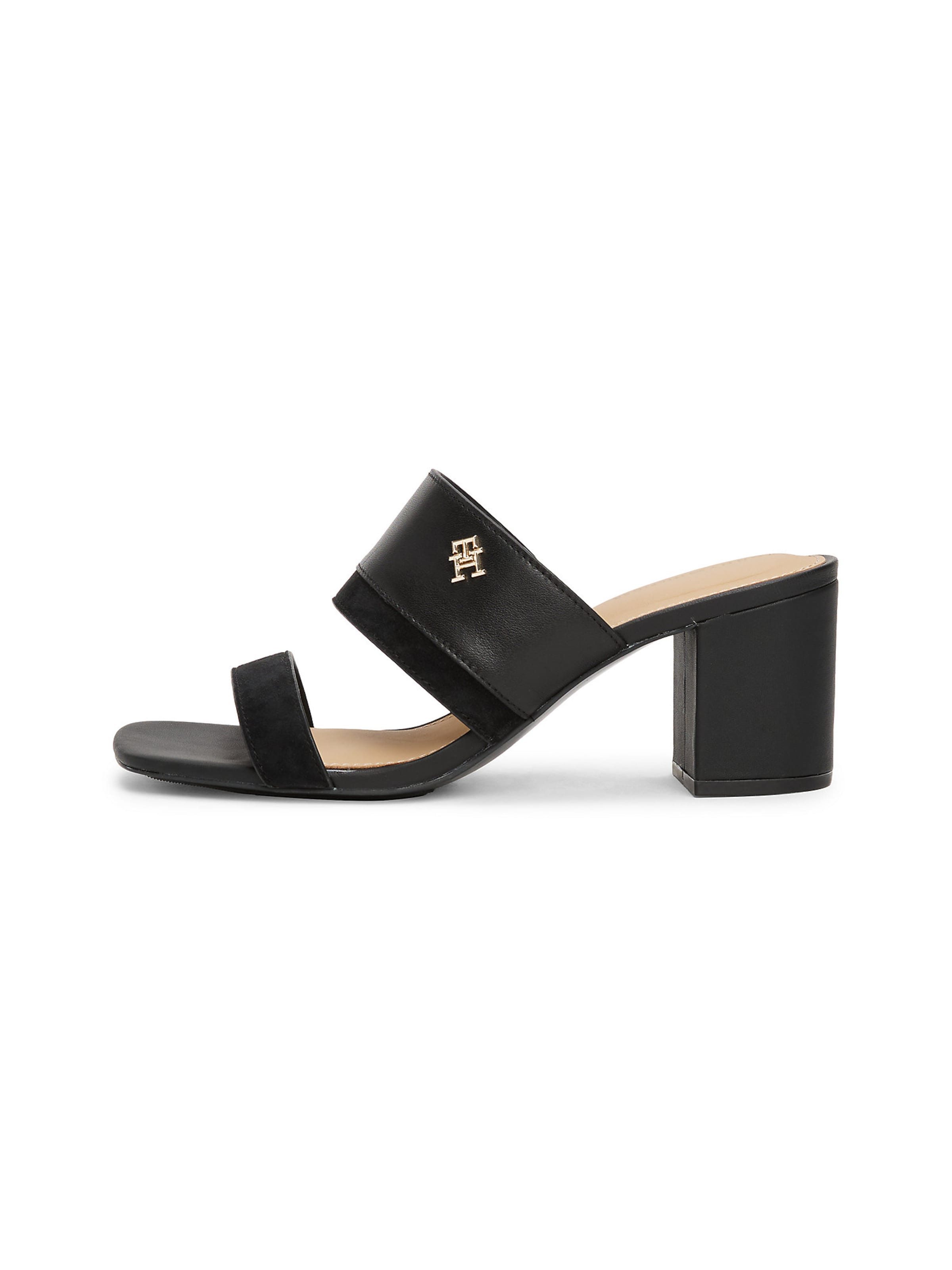 TOMMY HILFIGER Pantolette in Schwarz: Vorderseite