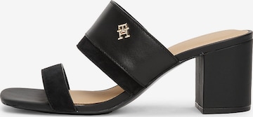 Mule TOMMY HILFIGER en noir : devant