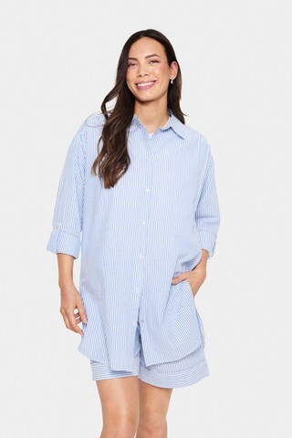 SAINT TROPEZ Blouse in Blue: front