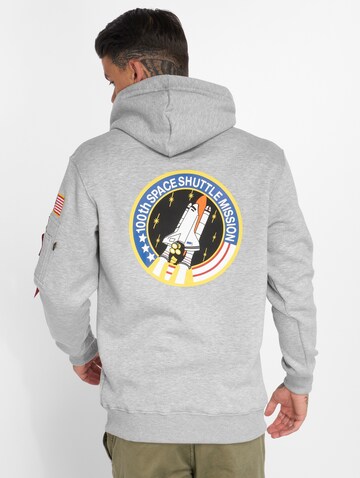 ALPHA INDUSTRIES Dressipluus 'Space Shuttle', värv hall: eest vaates