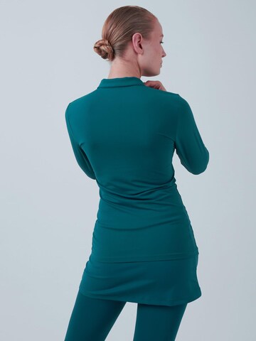 SPORTKIND Funktionsshirt 'Poloshirt Langarm'‌‌‌‌‌‌ in Grün