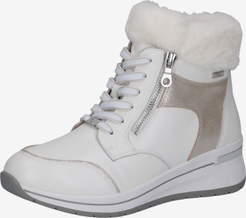 CAPRICE Stiefelette in Weiß: Vorderseite