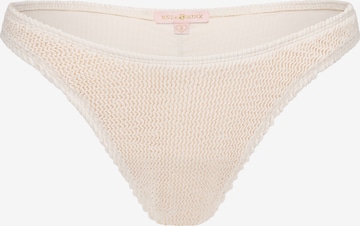 Moda Minx Bikinibroek in Beige: voorkant