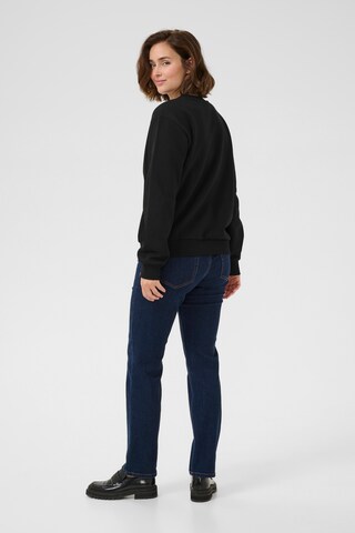 Kaffe Sweatshirt 'Anne' in Schwarz