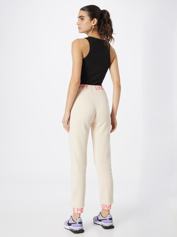 Frogbox - Tapered Pantalón 'LOVE' en beige