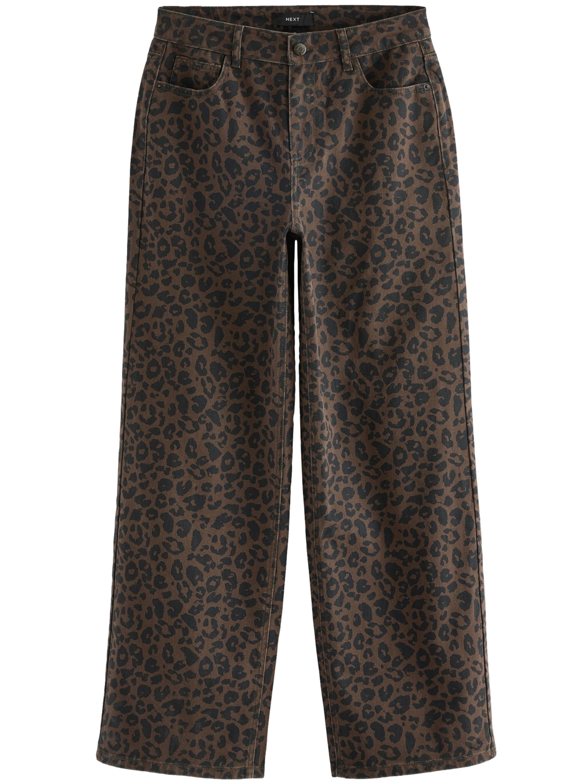 Next Široký strih Džínsy - Hnedá: predná strana