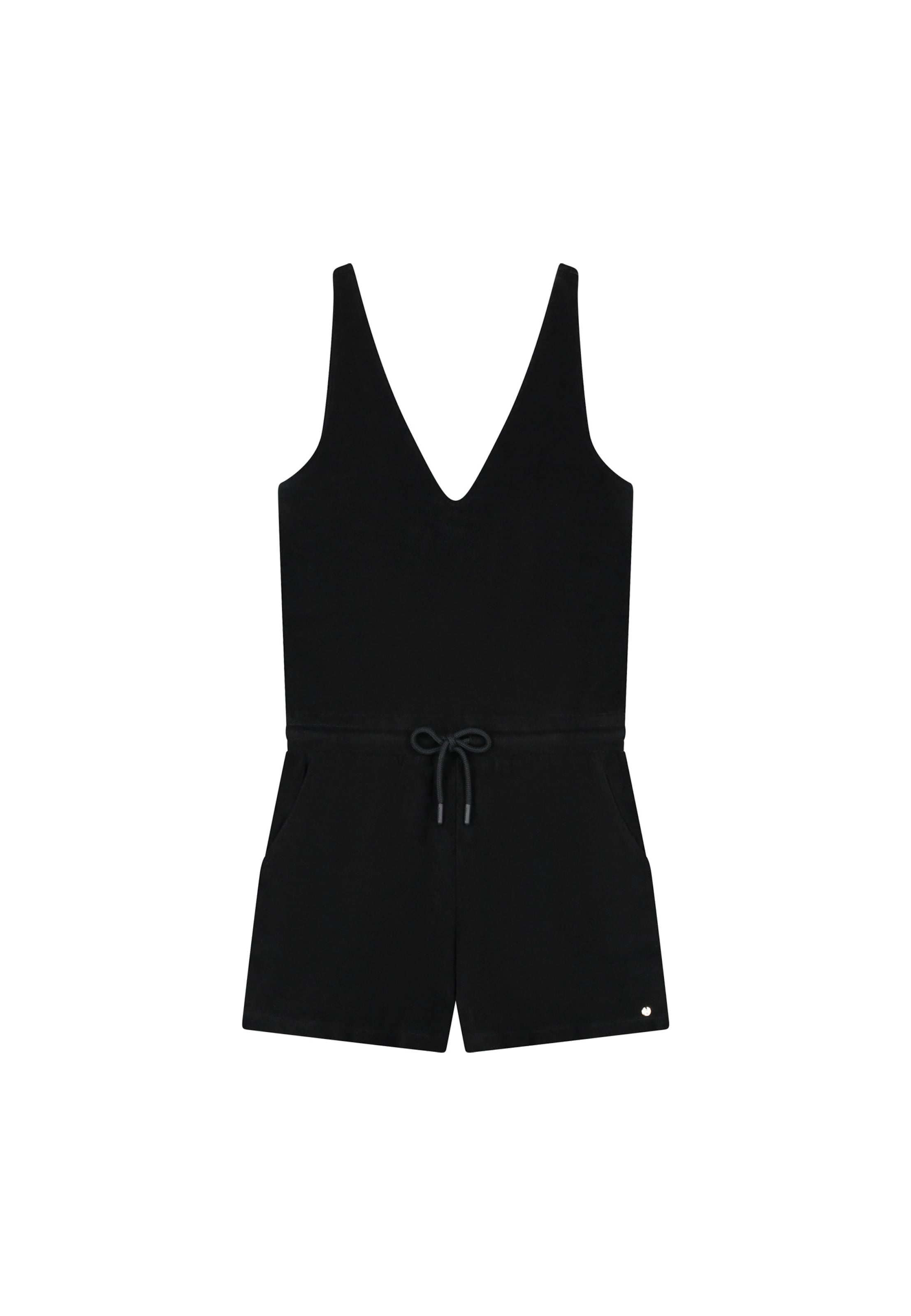 Shiwi Jumpsuit 'Fiji' in Zwart: voorkant
