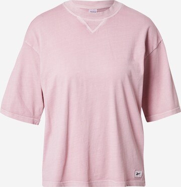 Reebok Shirt in Lila: voorkant