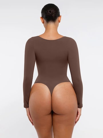 FÉMINITÉ Fatale Shaping Bodysuit 'AVA' in Brown