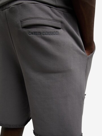 Carlo Colucci Regular Pants ' De Benedetto ' in Grey