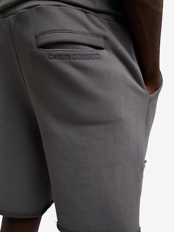 Regular Pantalon ' De Benedetto ' Carlo Colucci en gris