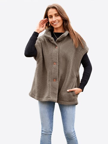 Imily Bela Weste in Beige: Vorderseite