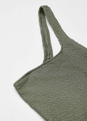 MANGO Bralette Swimsuit in Green